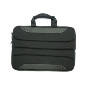 Black Neoprene Laptop Bag 