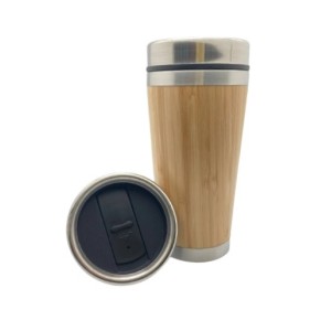 Bamboo Insulated Flask