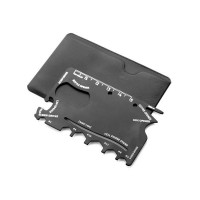 Multi-tool card with PU Leather Pouch