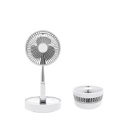 Portable Rechargeable Standing Retractable Folding Fan